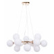 Подвесная люстра LUMINA DECO Marsiada LDP 6033-15 GD