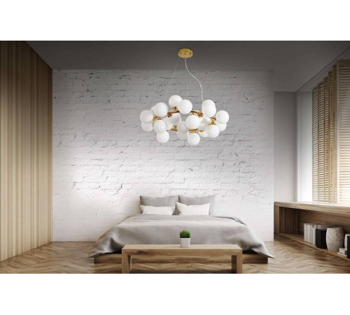 Подвесная люстра LUMINA DECO Marsiada LDP 6033-25 GD