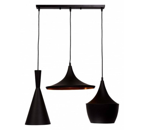 Подвесной светильник LUMINA DECO Foggi LDP 7712-3 PR BK
