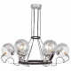 Подвесная люстра LUMINA DECO MARSEO LDP 9110-6 BK+CHR