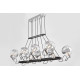 Подвесная люстра LUMINA DECO MARSEO LDP 9110-8-PR BK+CHR
