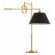 Настольная лампа декоративная LUMINA DECO 1124 LDT 1124 MD+BK