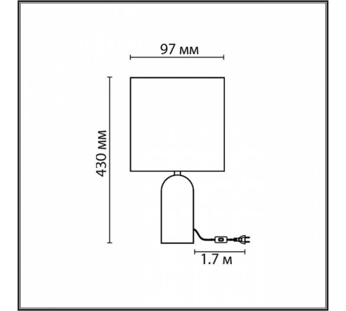 Настольная лампа декоративная Lumion Akivi 8146/1Т