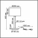 Настольная лампа декоративная Lumion NIKKI 8251/1T