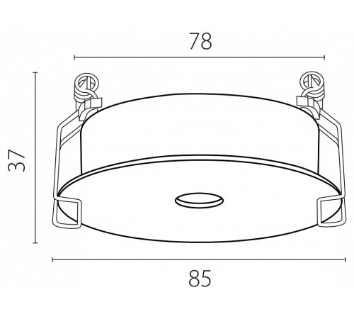 Рамка на 1 светильник Lightstar Spira 074206-12