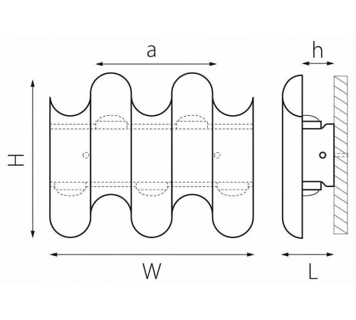 Накладной светильник Lightstar Bosso 341533