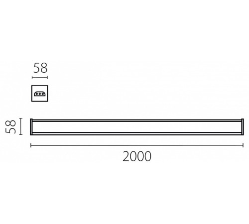 Модульный светильник Lightstar Trito 456807