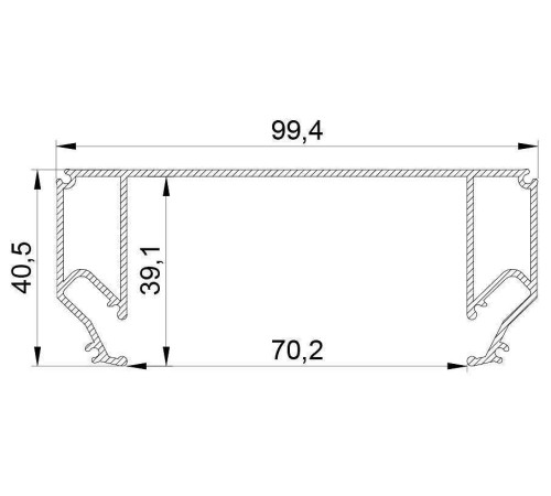 Профиль-держатель Lightstar 500427