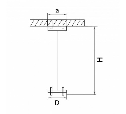 Подвесной крепеж Lightstar Rullo 590086