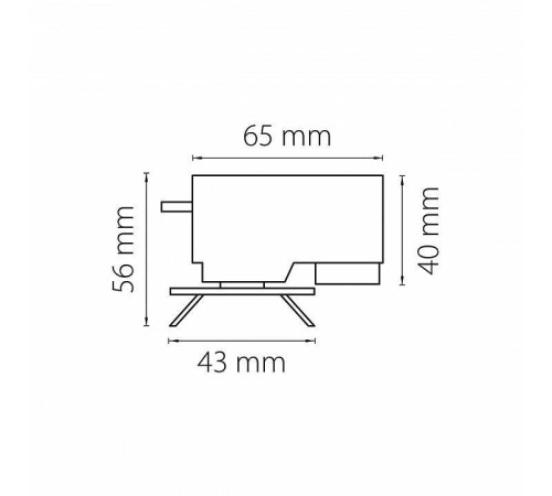 Переходник для трека Lightstar Asta 592029
