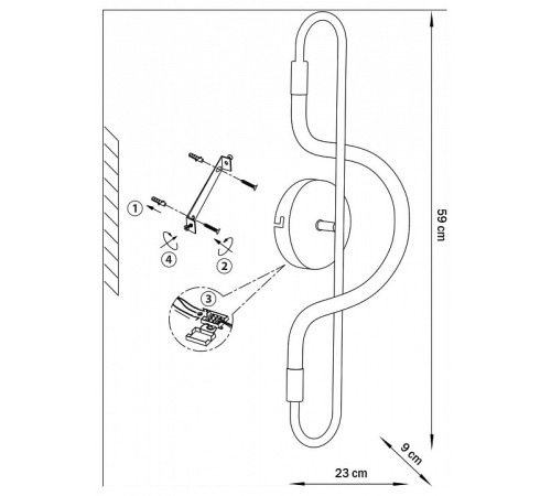 Накладной светильник Lightstar Corinto 637653