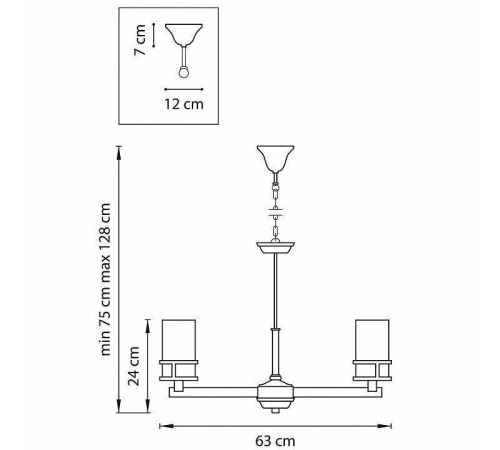 Подвесная люстра Lightstar Cero 731067