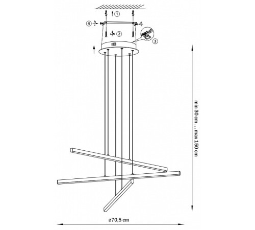 Подвесная люстра Lightstar Palla 739132