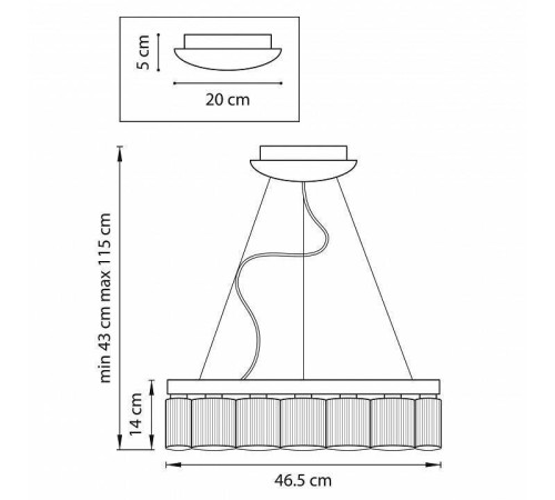 Подвесной светильник Lightstar Nibbler 812126