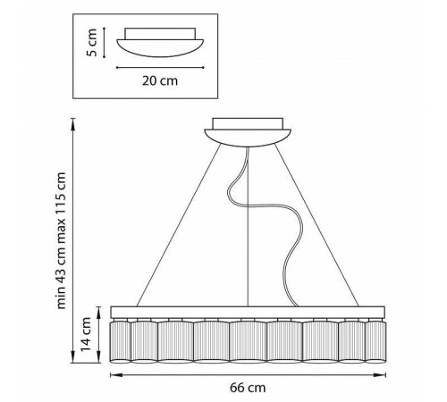 Подвесной светильник Lightstar Nibbler 812186