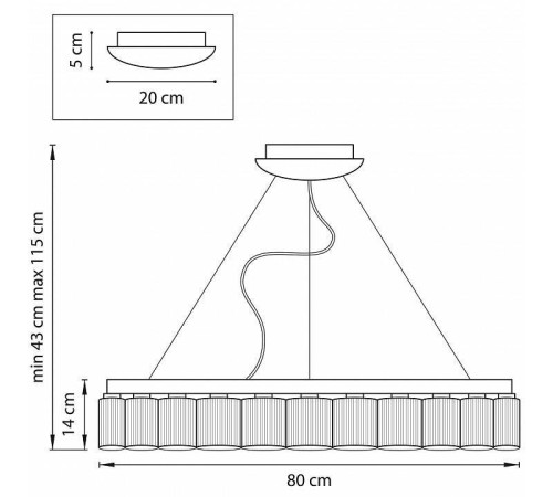 Подвесной светильник Lightstar Nibbler 812236
