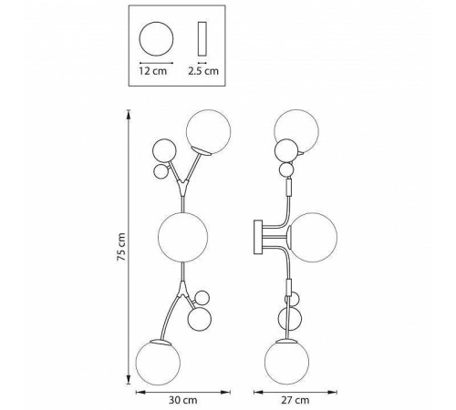 Бра Lightstar Croco 815537