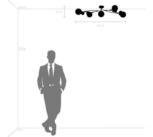Потолочная люстра Lightstar Croco 815553