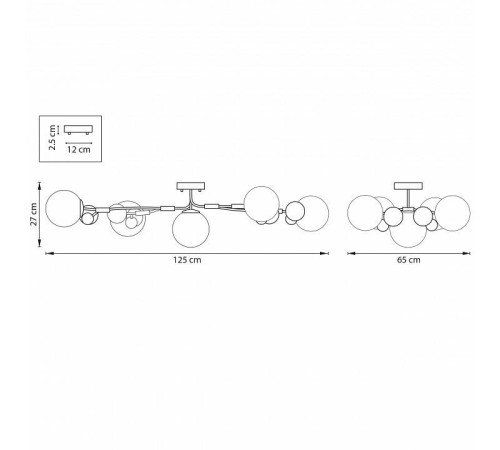 Потолочная люстра Lightstar Croco 815553