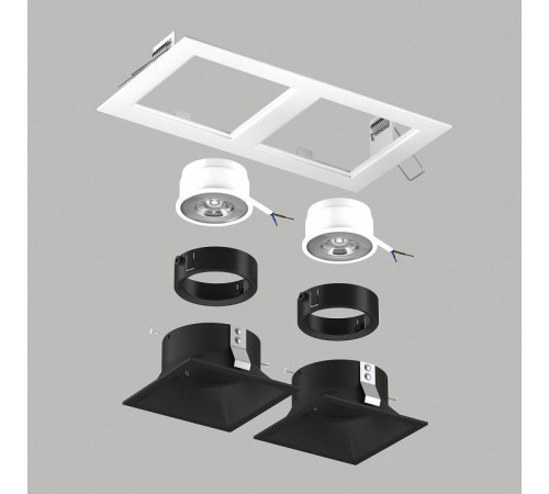 Встраиваемый светильник Lightstar Domino D5260707BMOD