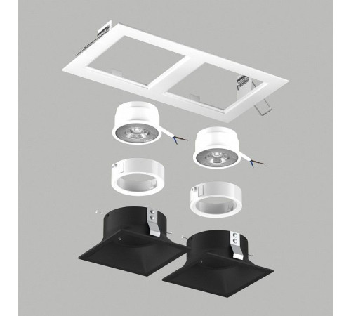 Встраиваемый светильник Lightstar Domino D5260707WMOD