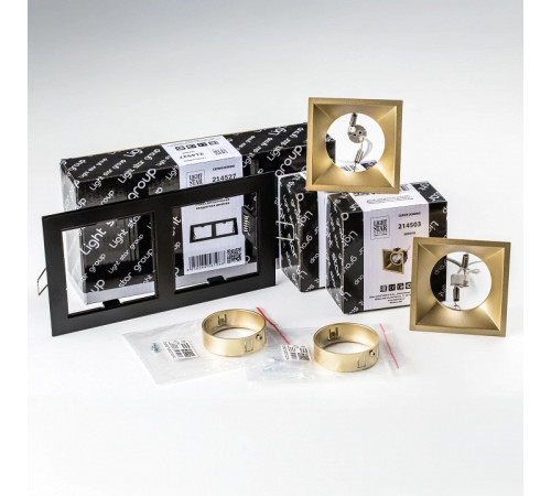 Встраиваемый светильник Lightstar Domino D5270303GMOD