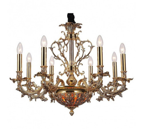 Подвесная люстра Lucia Tucci Firrnze FIRENZE 1780.8.2 antique gold