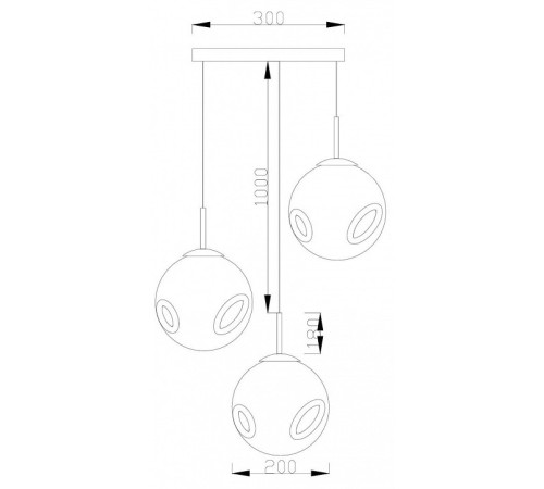 Подвесной светильник Moderli Amo V11523-3P