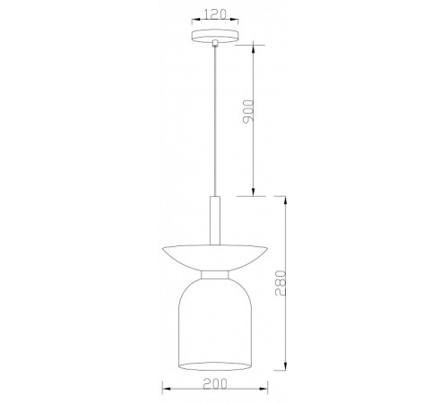 Подвесной светильник Moderli Lecce V11552-1P
