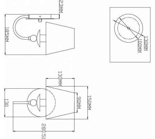 Бра Moderli Feels V2610-1W