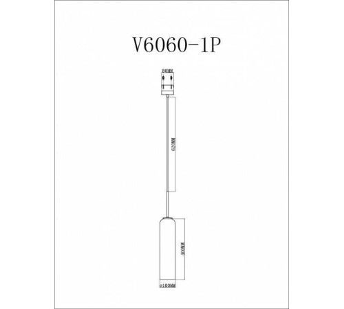 Подвесной светильник Moderli Celebria V6060-1P