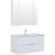 Набор мебели для ванной Aquanet Алвита new 100 2 ящика белый матовый 00274205