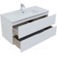 Набор мебели для ванной Aquanet Алвита new 100 2 ящика белый матовый 00274205