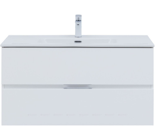 Набор мебели для ванной Aquanet Алвита new 100 2 ящика белый матовый 00274205