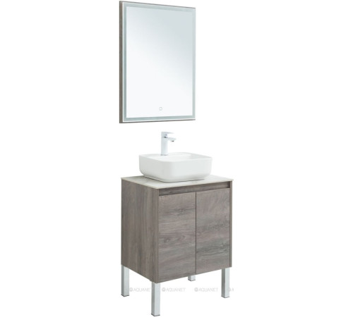 Набор мебели для ванной Aquanet Nova Lite 60 2 двери дуб рошелье 00302533
