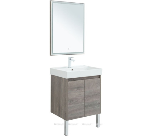 Набор мебели для ванной Aquanet Nova Lite 60 2 двери дуб рошелье 00302533