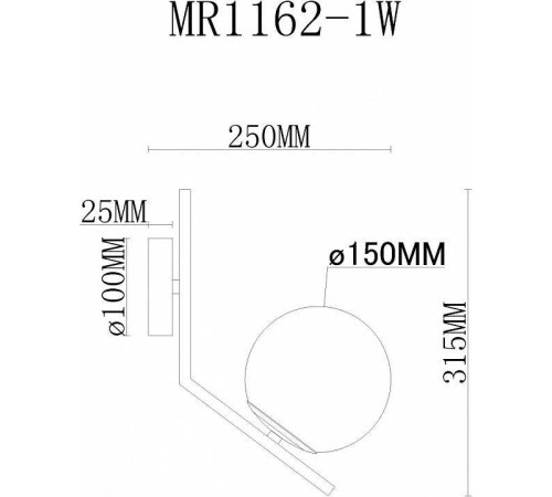 Бра MyFar Pierre MR1162-1W