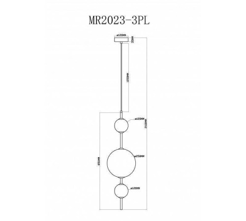 Подвесной светильник MyFar Violla MR2023-3PL