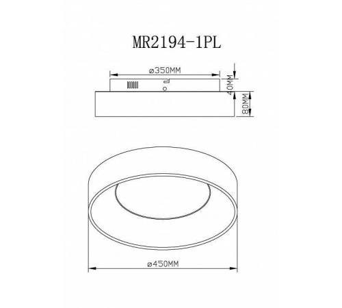 Накладной светильник MyFar Shannon MR2194-1PL