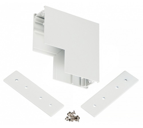 Соединитель угловой внутренний для треков накладных MyFar MT0201-CLW-W