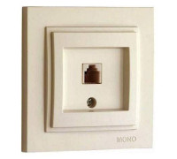 Розетка телефонная RJ-11 Mono Electric Despina 102-170005-124