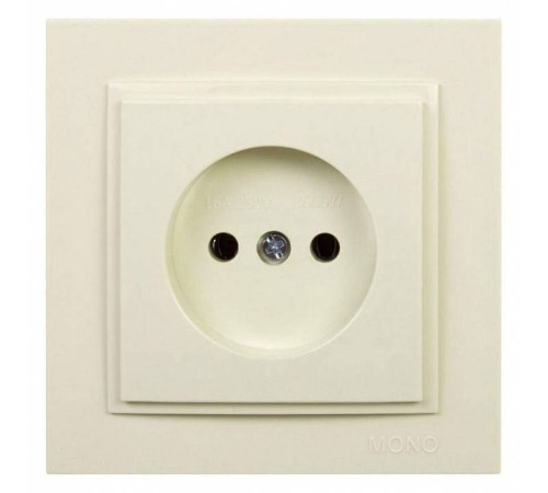Розетка без заземления Mono Electric Despina 102-170022-116