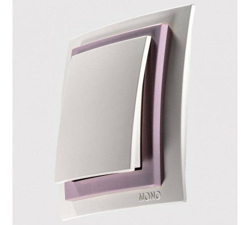 Вставка декоративная для рамки на 1 пост Mono Electric Larissa 103-001200-150