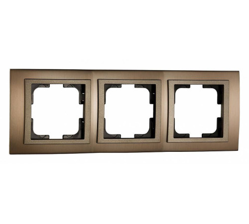 Рамка на 3 поста Mono Electric Style Aluminium 107-810000-162