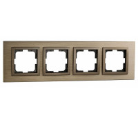 Рамка на 4 поста Mono Electric Style Aluminium 107-810000-163