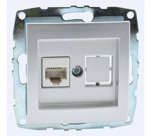 Розетка Ethernet RJ-45 без рамки Mono Electric Despina / Larissa 500-002105-125