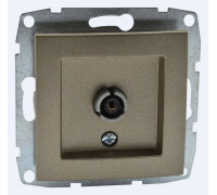 ТВ-розетка проходная без рамки Mono Electric Despina / Larissa 500-002305-137