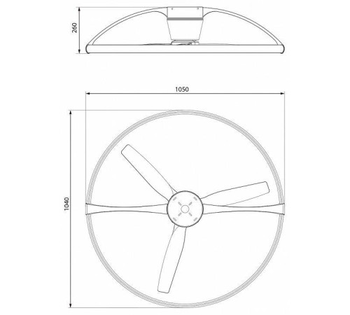 Светильник с вентилятором Mantra (люстры-вентиляторы) Nepal 7532