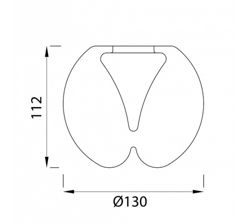 Плафон стеклянный Mantra Andromeda 8941