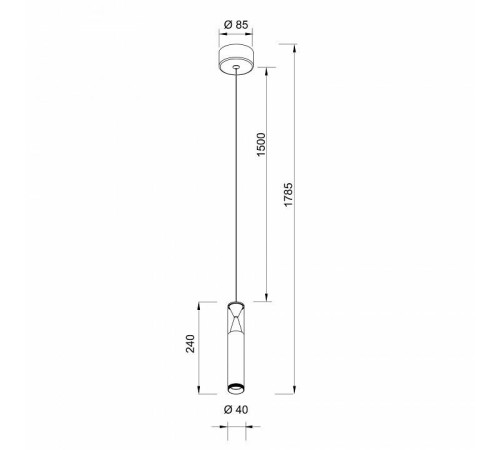 Подвесной светильник Mantra Spark LED 12 Вт 8969